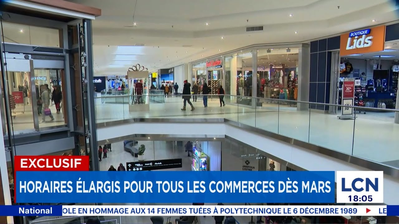 Horaires élargis pour tous les commerces: ce qui change dès mars 2026