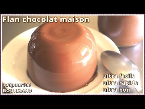 Recette de flan au chocolat