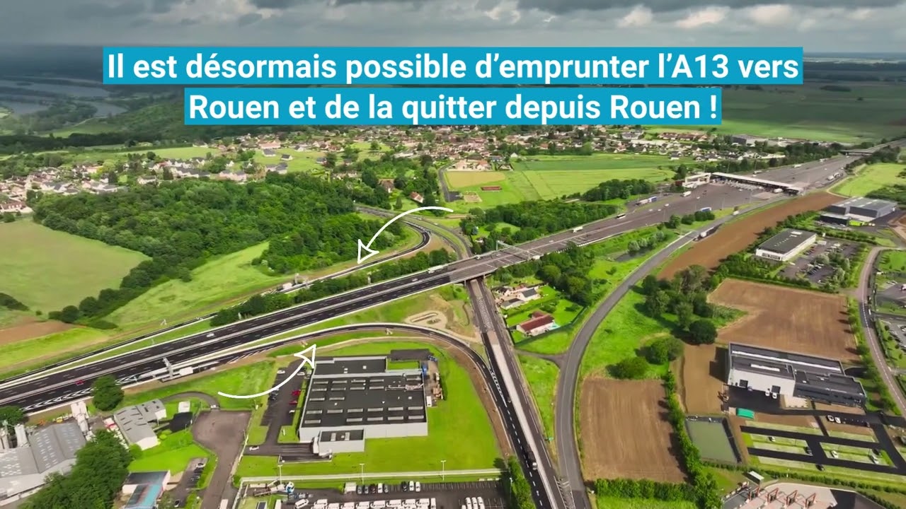 Autoroute A13 : complément au 1/2 diffuseur d'Heudebouville