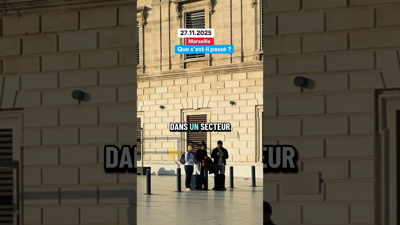 Marseille : Un jeune homme abattu à deux pas de la gare Saint-Charles.