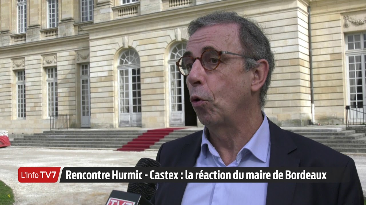 Rencontre entre le maire de Bordeaux Pierre Hurmic et le Premier ministre Jean Castex