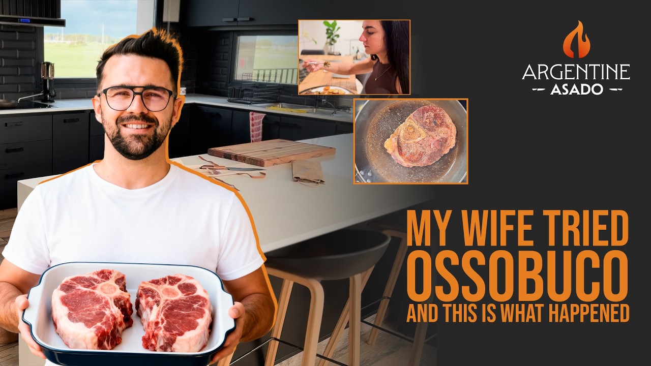 My Wife Tried Grilled OssoBuco Bone Marrow | Surprisingly Delicious