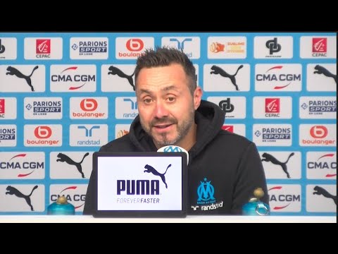 Lille-OM : l'intégralité de la conférence de presse de Roberto De Zerbi avant le match face au LOSC