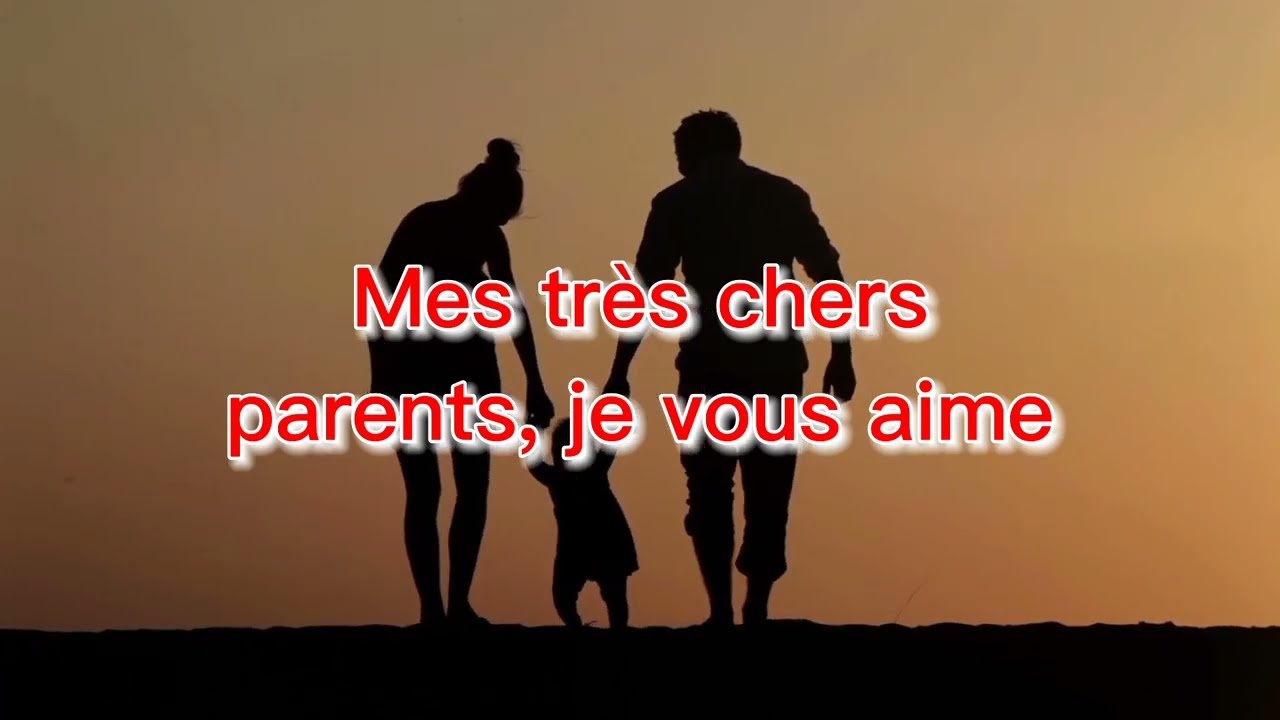 Magnifique texte pour rendre hommage à mes parents - Mes chers parents - Jolis mots d'amour ❣️❣️❤️❤️