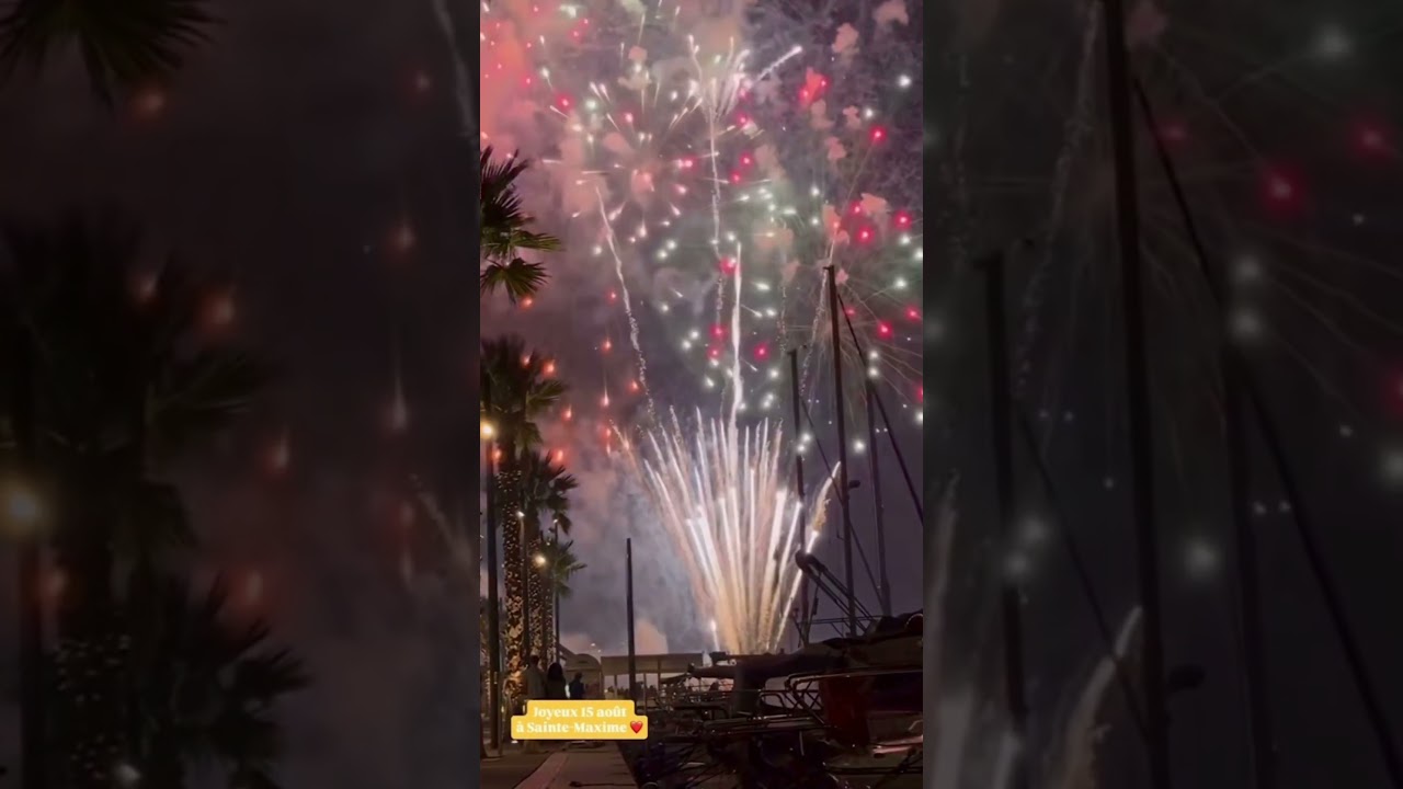 Feu d’artifice à Fréjus 2025