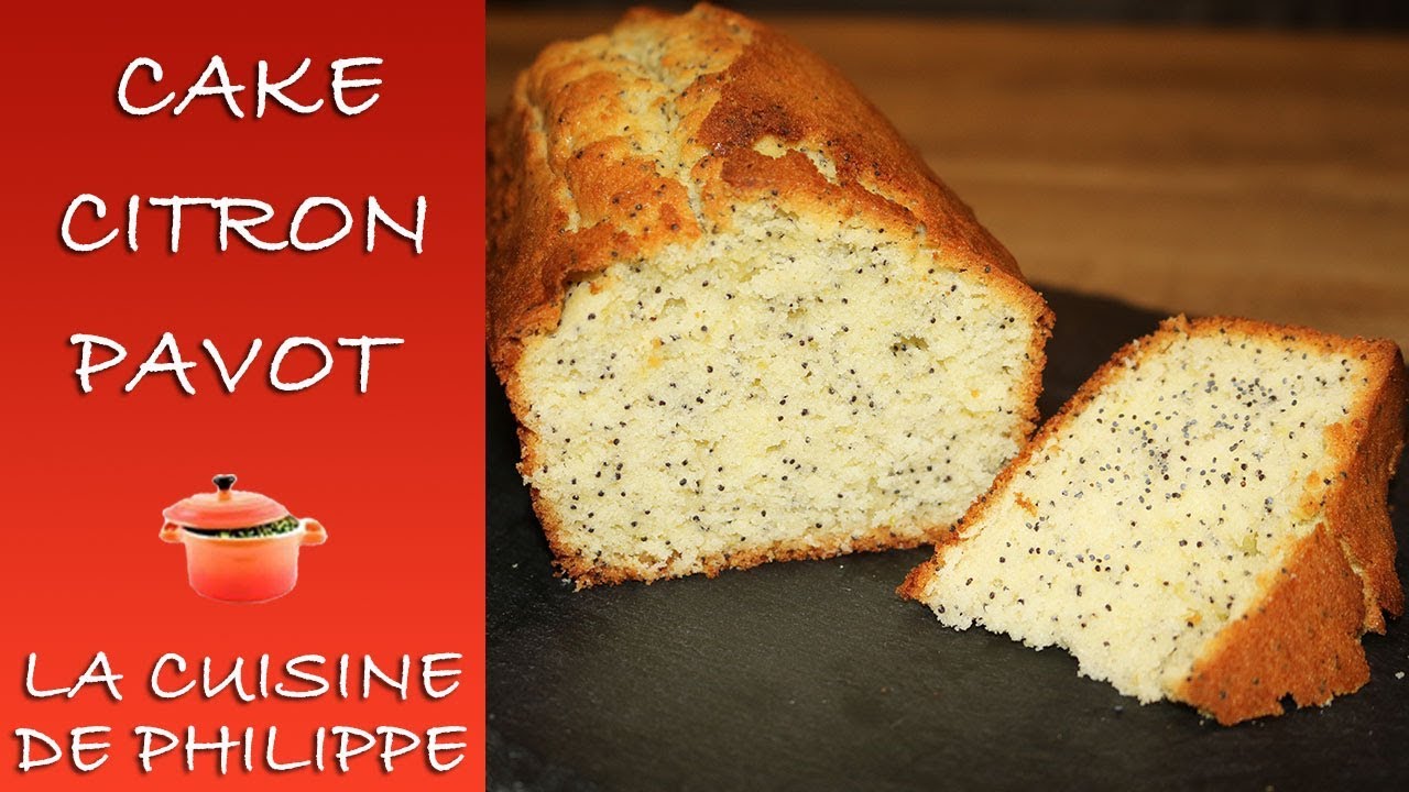 Cake citron pavot