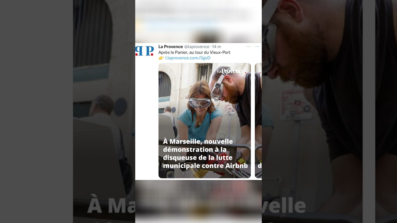 #marseille lutte contre l’abus de locations touristiques saisonnières. Opération boîte à clés !