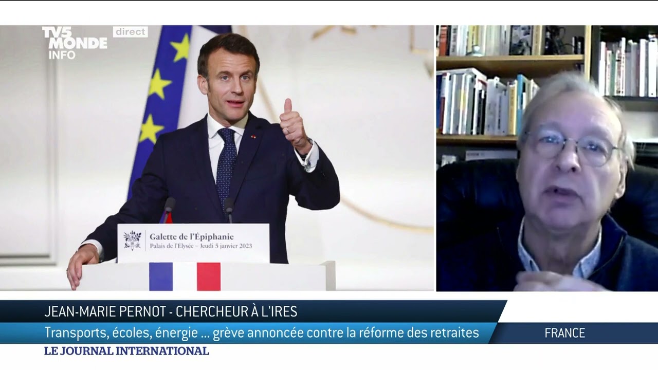France : Le mouvement contre les retraites avec J-M Pernot