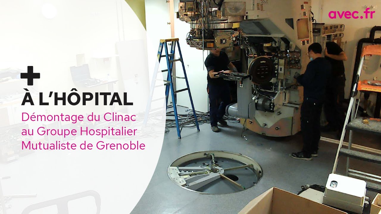 Démontage du Clinac au GHM de Grenoble - avec.fr