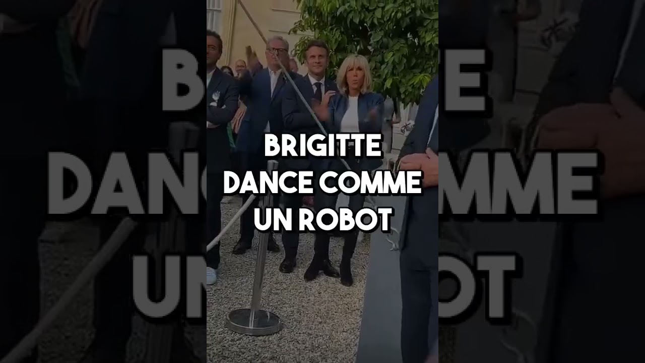 Brigitte Macron danse comme un robot à l'Elysée