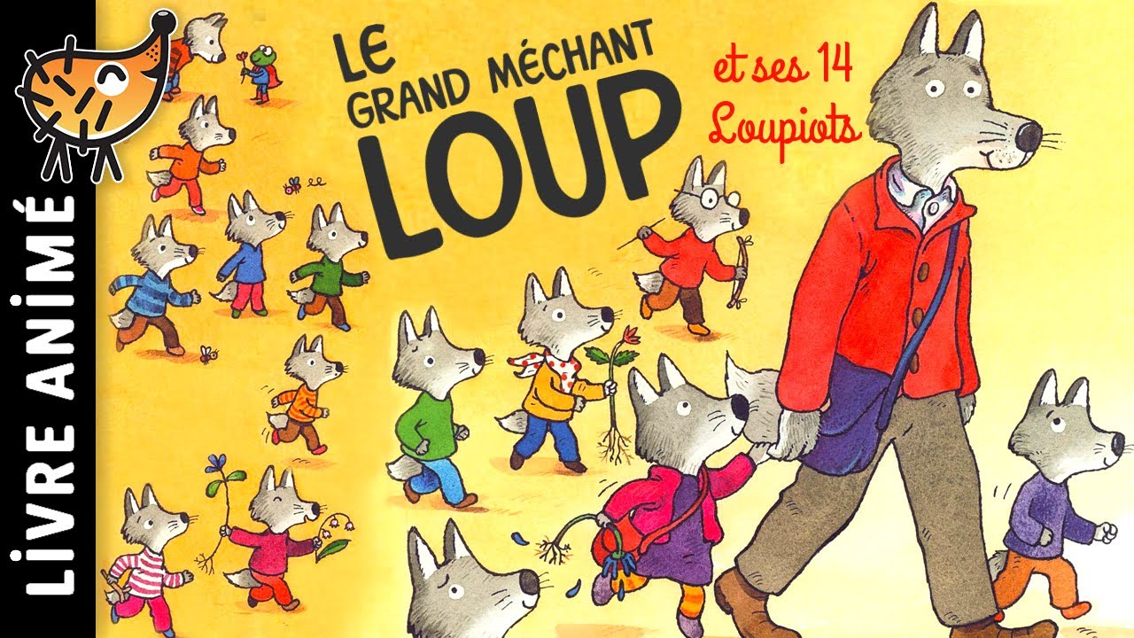 Le Grand Méchant LOUP et ses 14 Loupiots 🐺 Histoires & Contes | Un Livre avec les 3 petits cochons