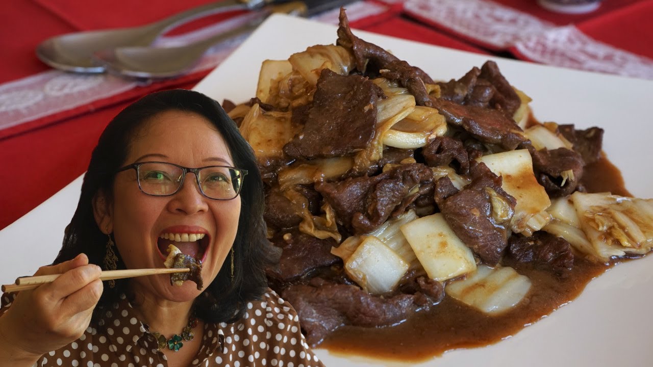 Bœuf sauté au chou chinois - Technique de marinade des restaurateurs pour du bœuf extrêmement tendre