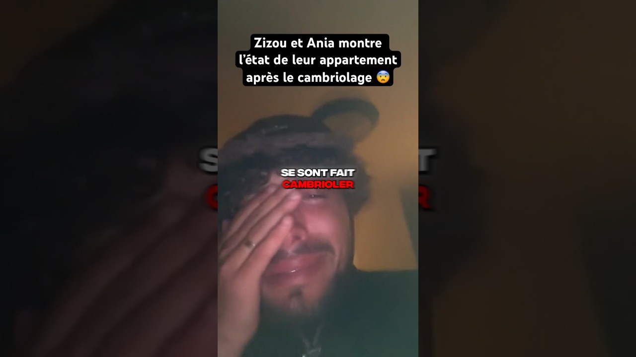 ZIZOU ET ANIA MONTRE L’APPARTEMENT APRÈS LE CAMBRIOLAGE😢(Les pauvres ) #shorts #zizou #ania #tiktok