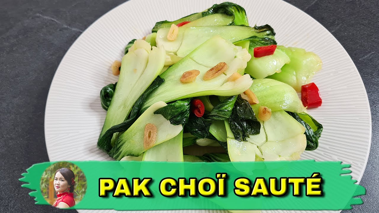 Comment cuisiner les Pak Choï  (Chou Shanghai) ? Légumes sautés à la chinoise en 5 min !