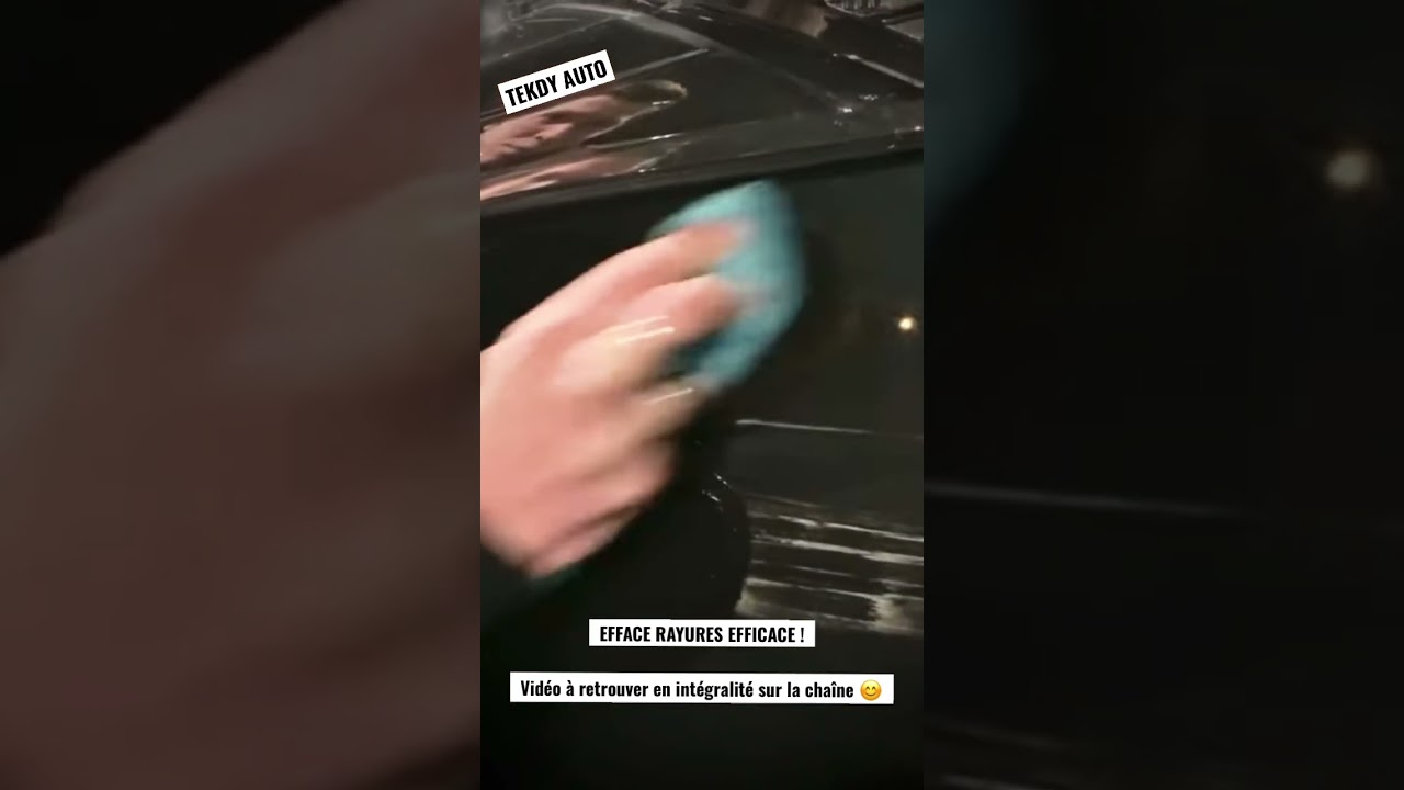 EFFACE RAYURES VOITURES GS27 TRÈS EFFICACE ! Retrouvez la vidéo en intégralité sur la chaîne 😊👍