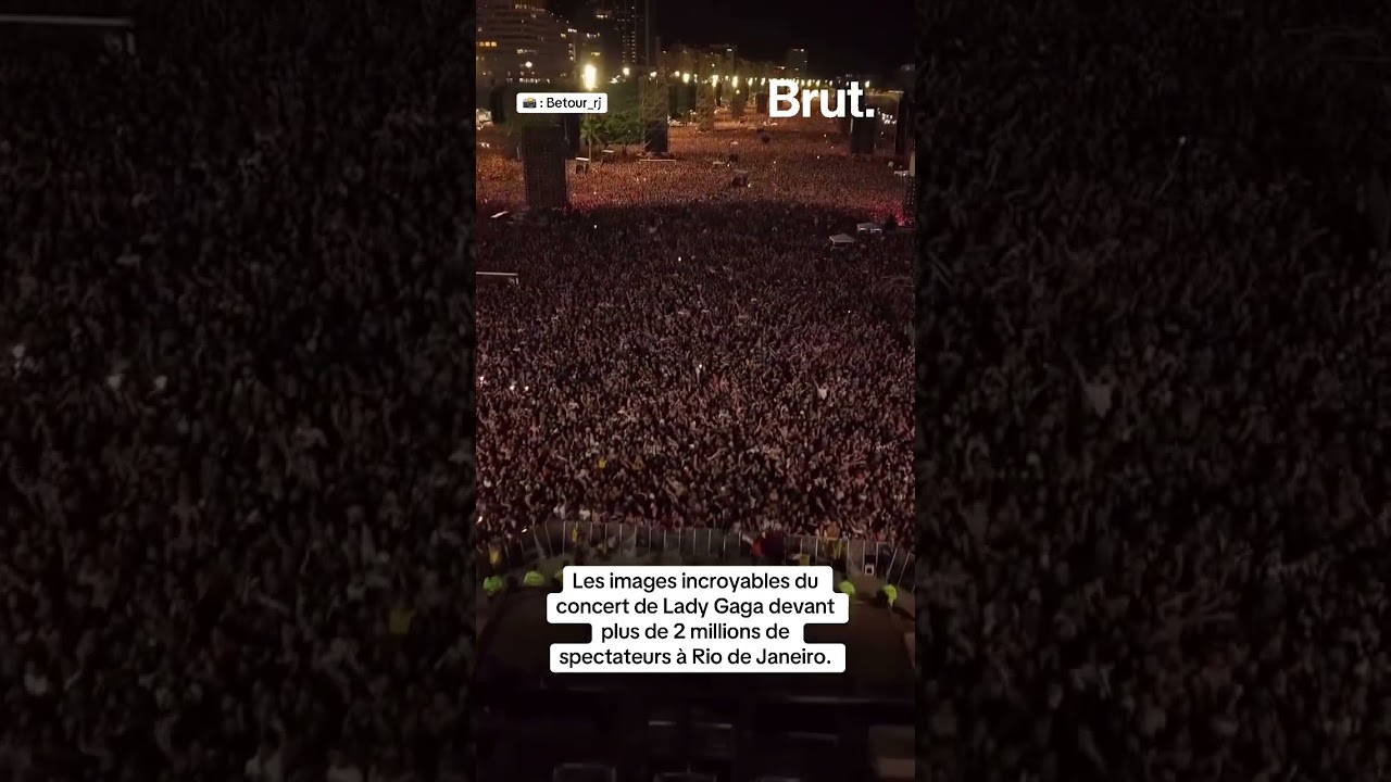 Les images du concert de Lady Gaga devant plus de 2 millions de spectateurs à Rio de Janeiro.