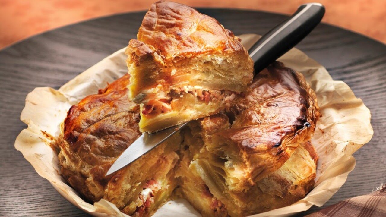 🥧 Tourte Pommes de Terre & Lardons – Un Classique Réconfortant