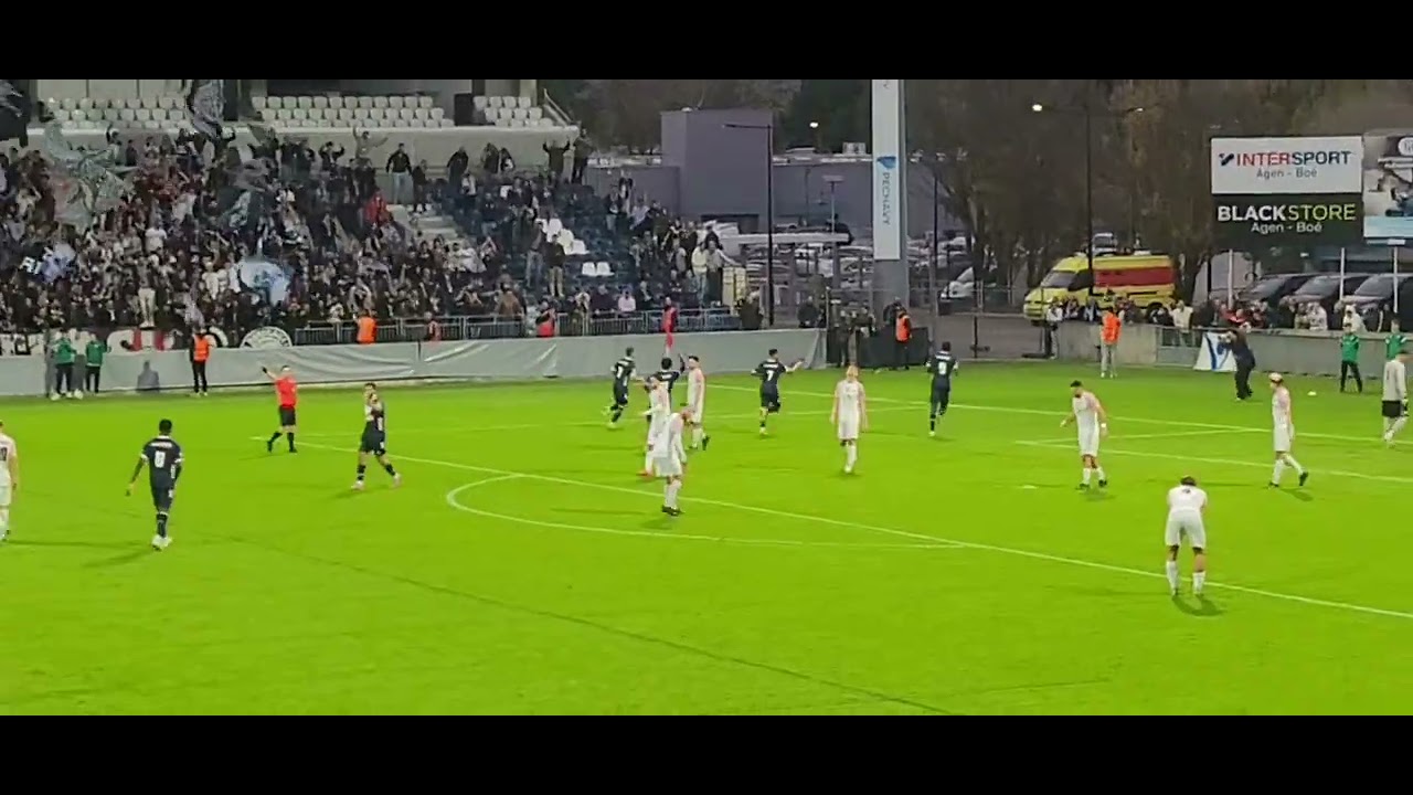 Le But de Soufiane Bahassa lors du match de Coupe de France EBBE - Bordeaux 0-1