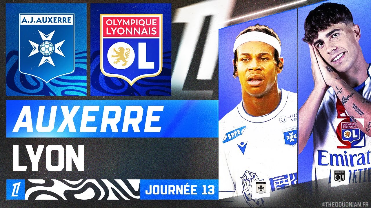 🔴 AUXERRE - LYON  : 0 - 0 | 🔴🔵LES GONES PEUVENT ÊTRE TOP 4 ! AJA EN CRISE🔵⚪ | LIGUE 1 - LIVE/DIRECT