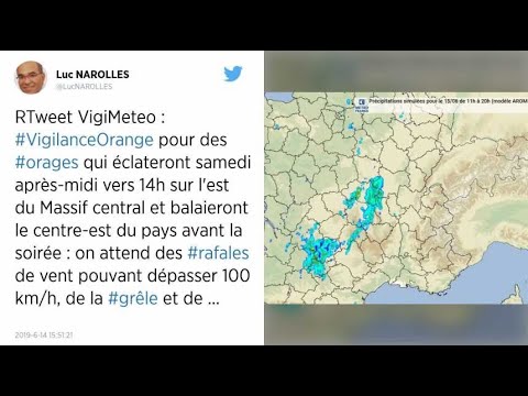 Orages. Météo France place cinq départements en alerte orange