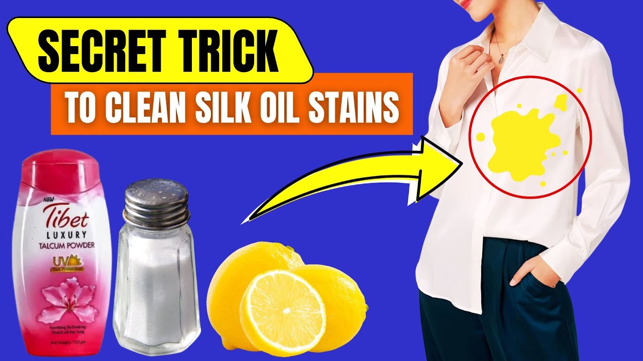 How to Remove Oil Stains from Silk Fast – No Damage, No Discoloration!