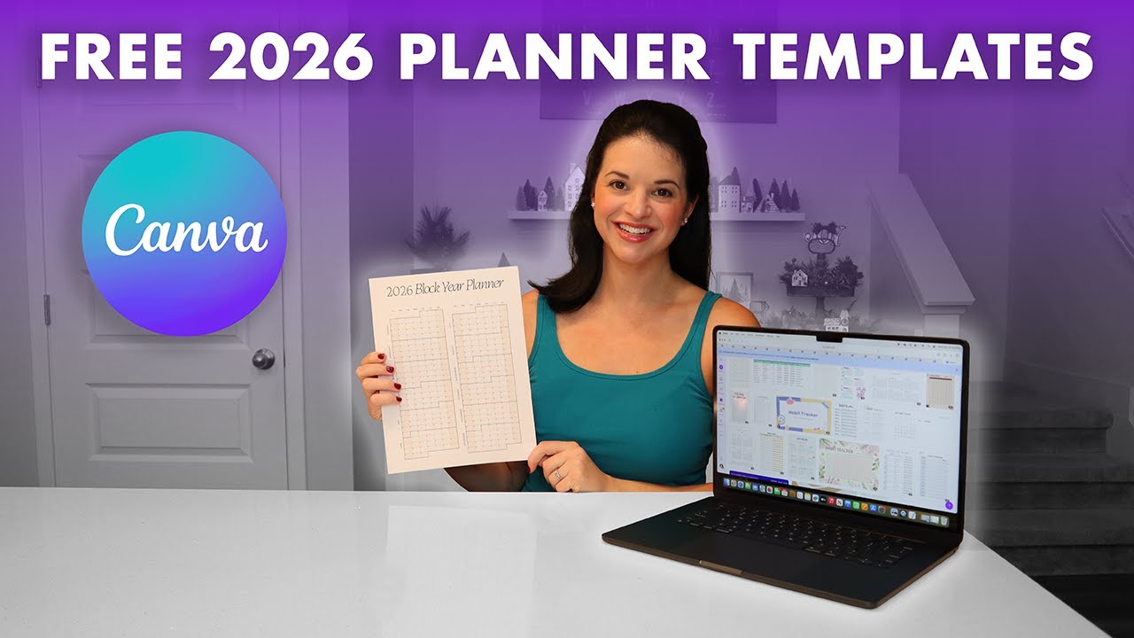FREE 2026 Planner Templates in Canva! The Best Printable Calendars, Trackers & Layouts