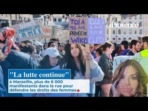 "La lutte continue" : à Marseille, plus de 6 000 manifestants dans la rue pour défendre les dro...