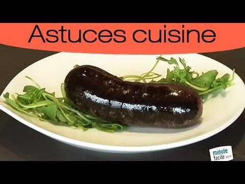 Comment cuire un boudin sans le faire éclater