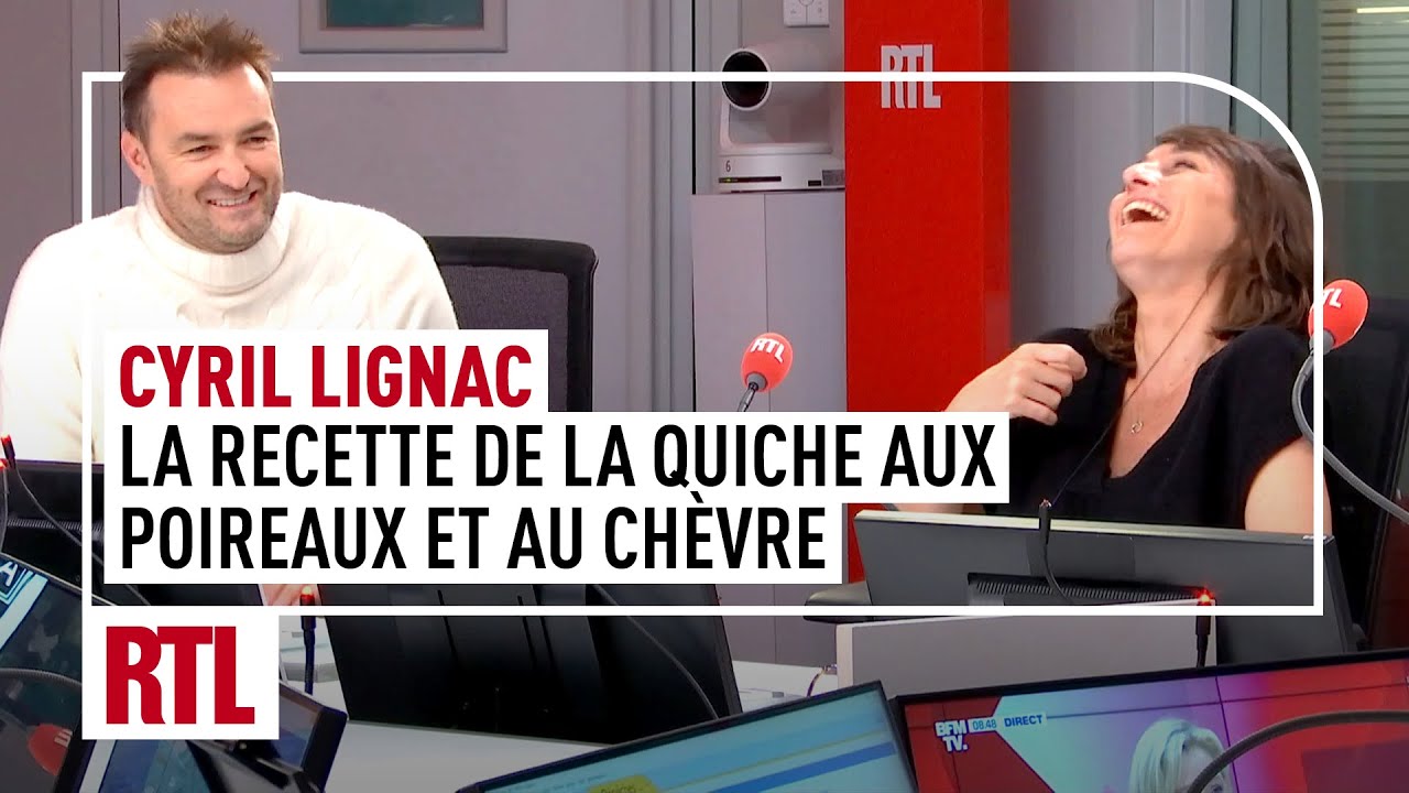 Cyril Lignac : sa recette de la quiche aux poireaux et au chèvre