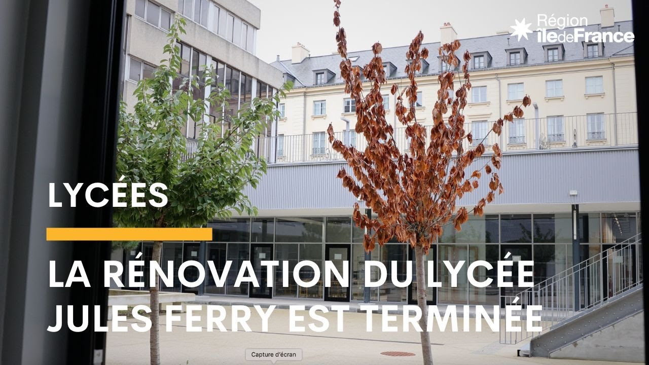Lycée Jules-Ferry à Versailles : inauguration de la nouvelle demi-pension et des ateliers techniques