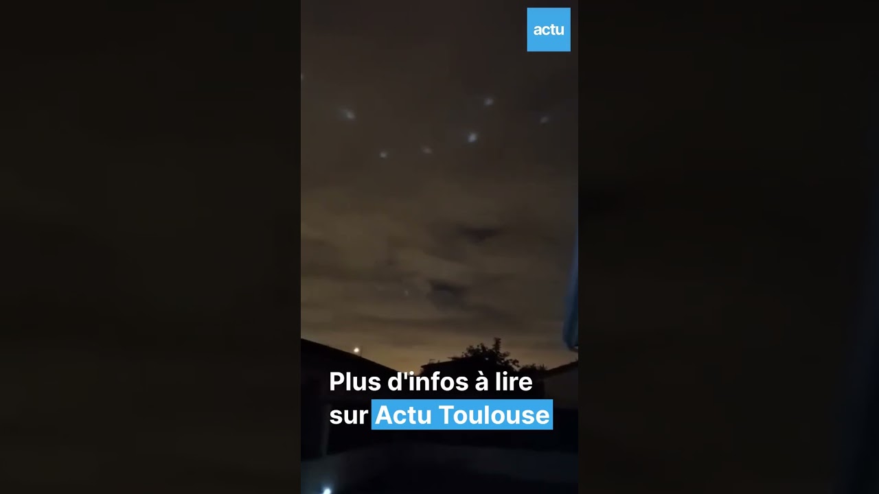 Près de Toulouse, des étranges points lumineux observés dans le ciel