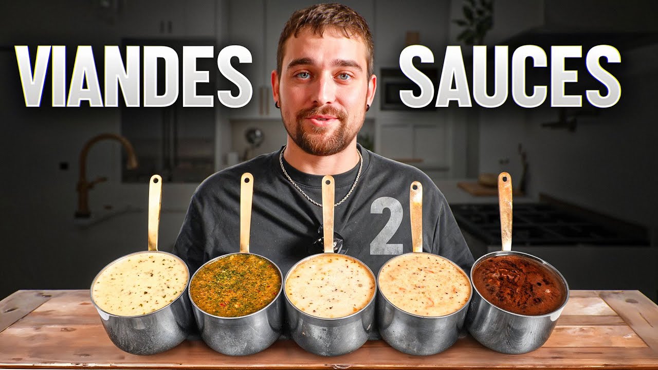 5 Sauces à Viande que tout Bon Chef doit connaître !🔥