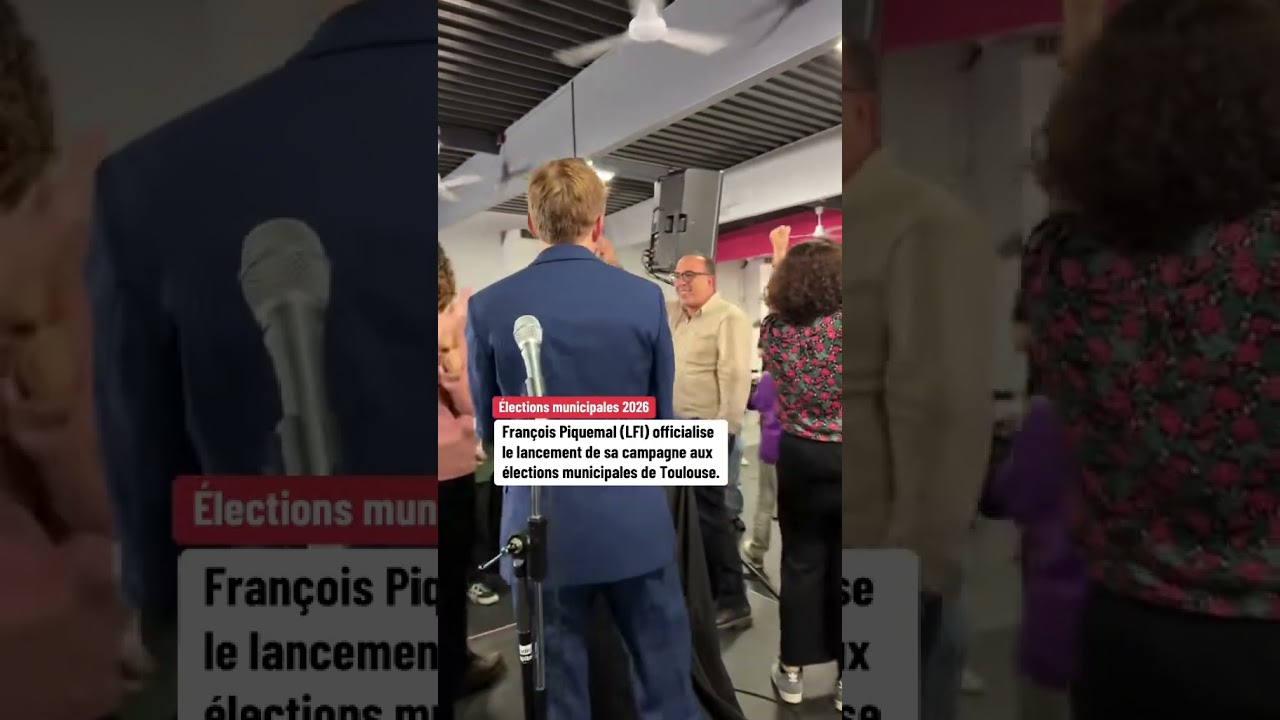 Élections municipales 2026 : lancement de la campagne de François Piquemal (LFI)