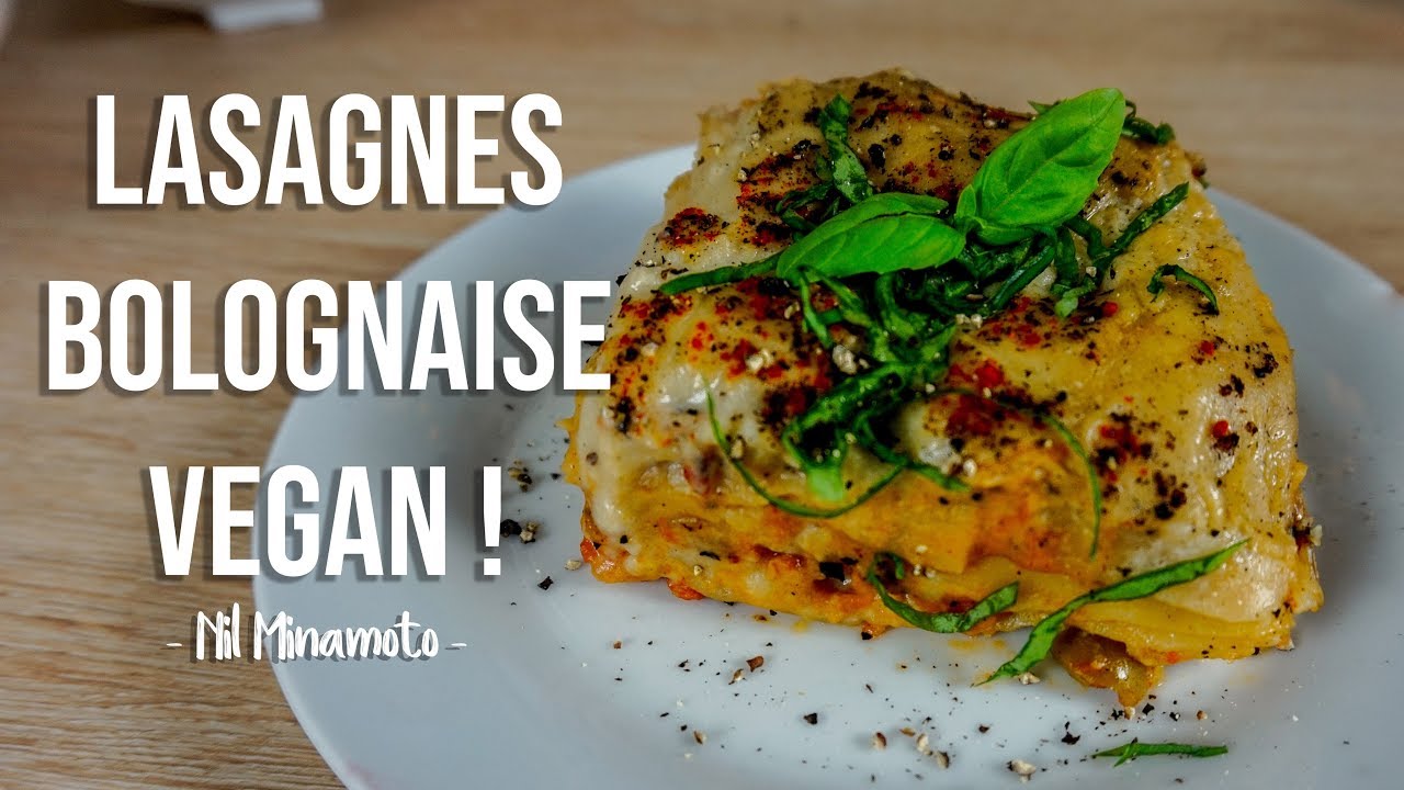 LASAGNES BOLOGNAISE VEGAN de l'Espace !! Facile et Rapide !