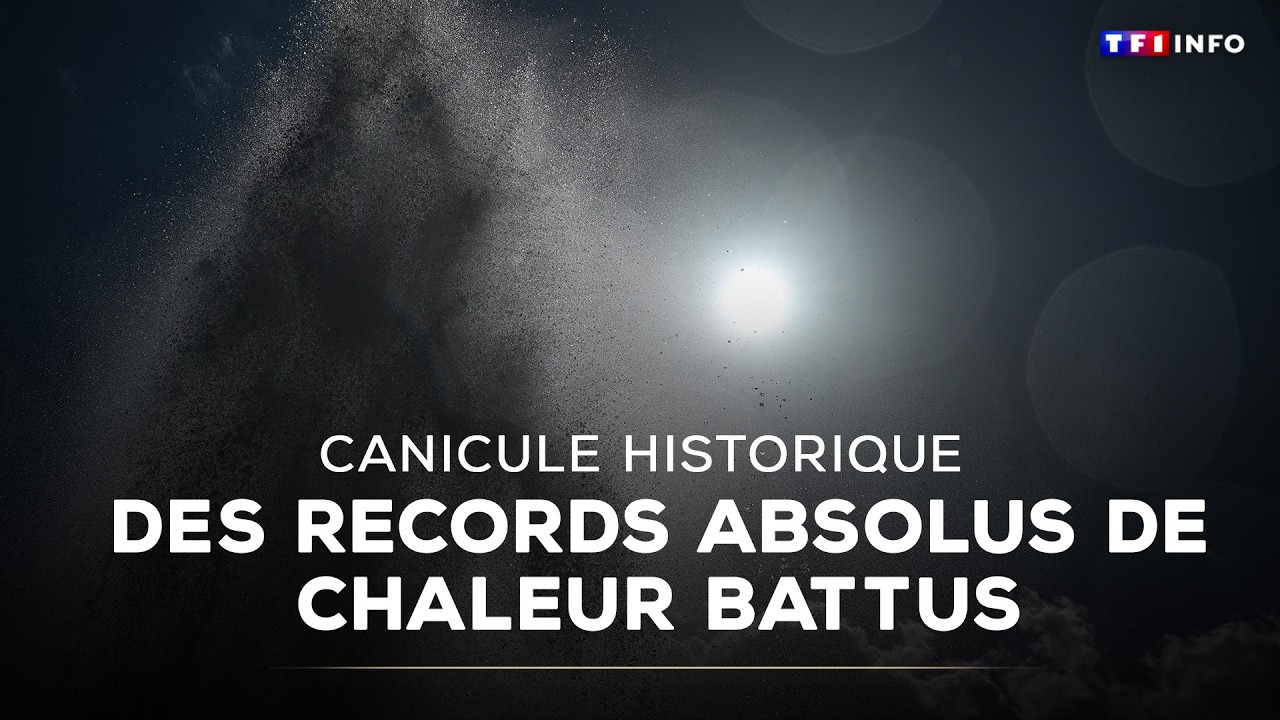 Canicule historique : des records absolus de chaleur battus aujourd'hui｜TF1 INFO