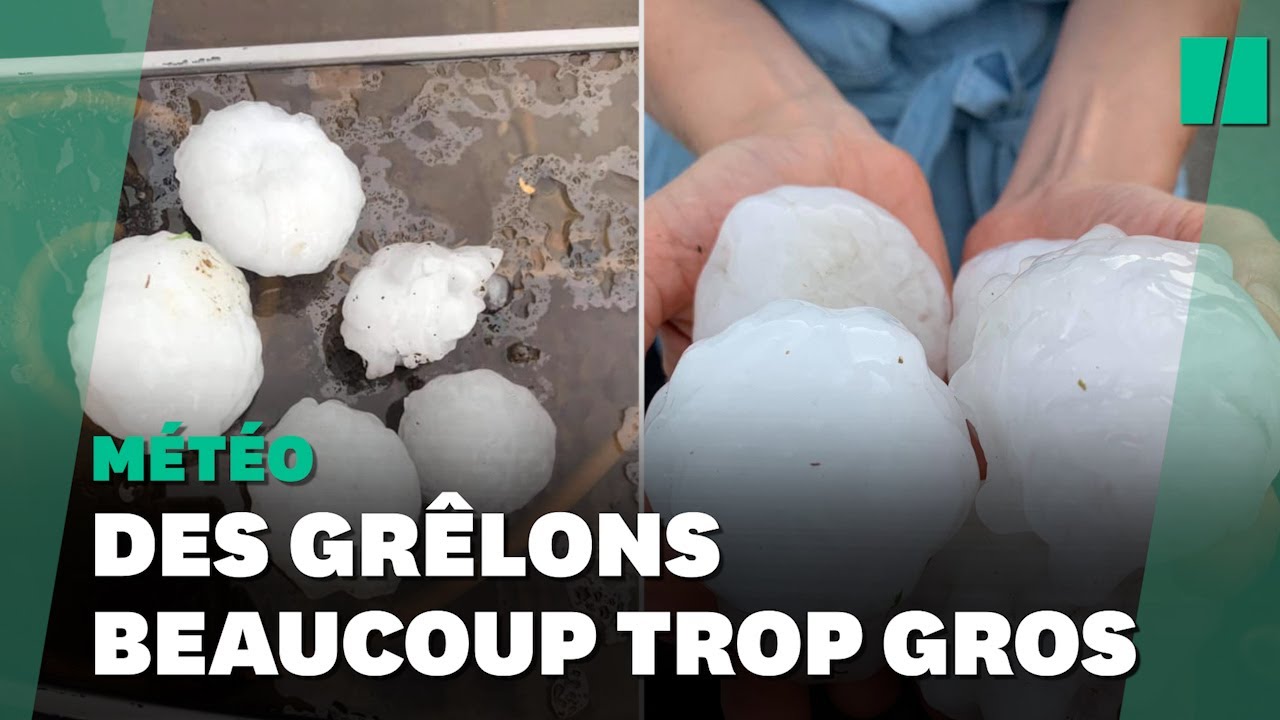 Orage: des grêlons de 6cm sont tombés dans le Haut-Doubs causant énormément de dégâts