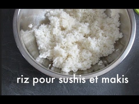 Comment préparer  du riz pour sushis et makis
