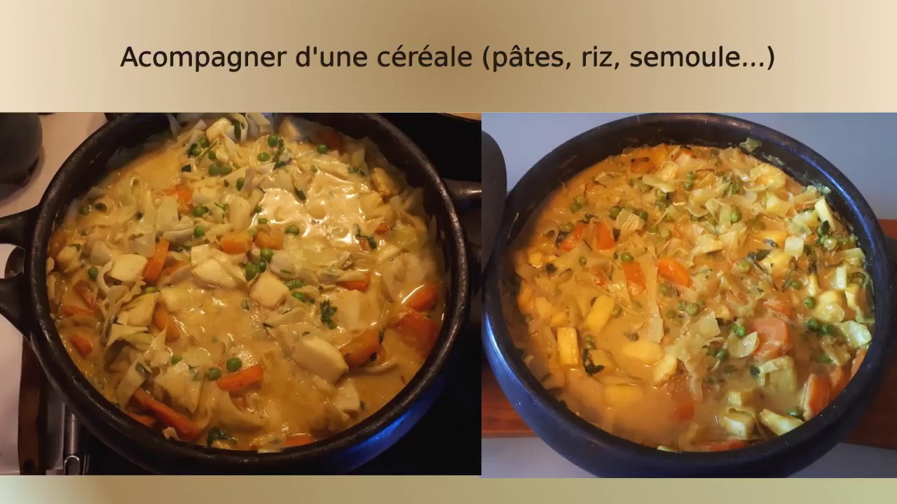 chou pointu au calamar et petits légumes