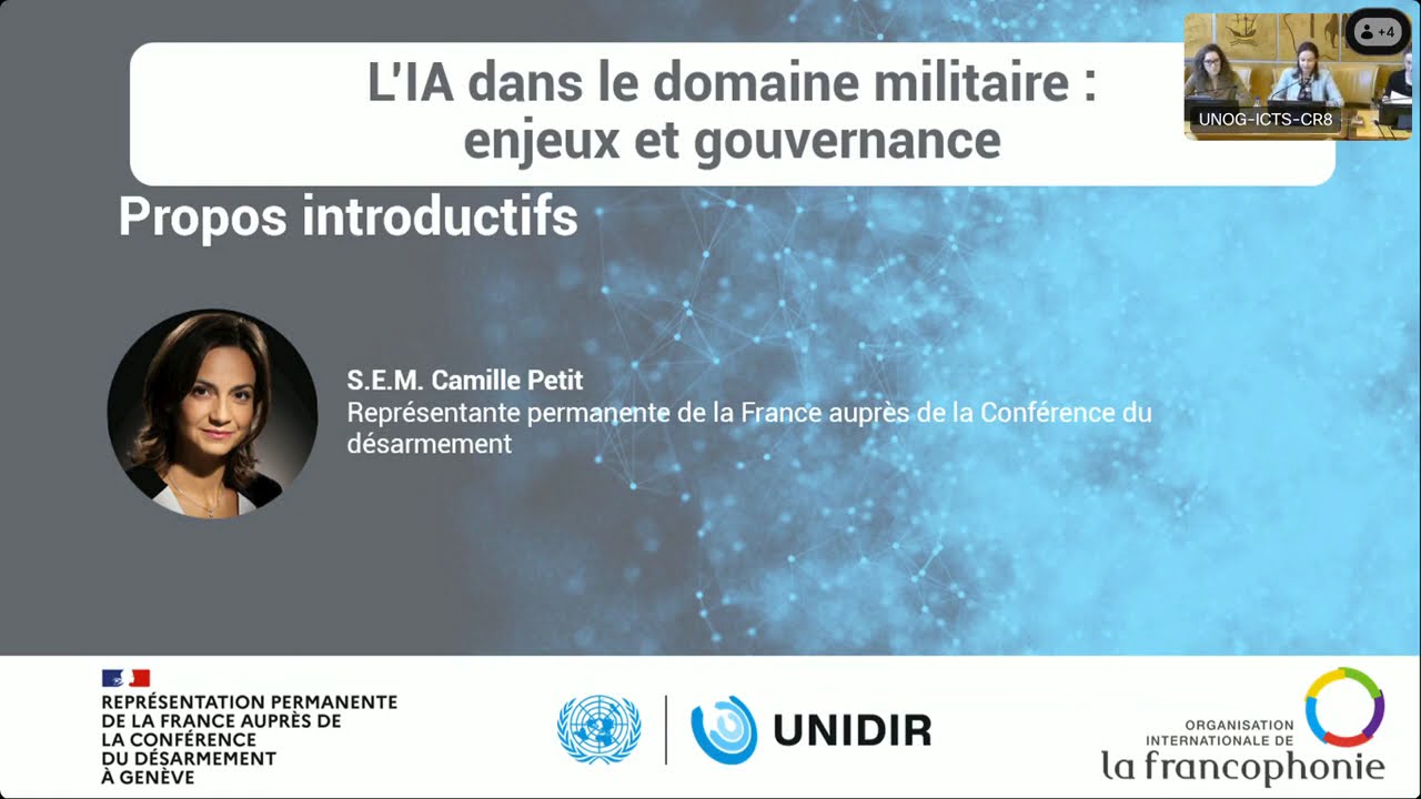 L’IA dans le domaine militaire : enjeux et gouvernance