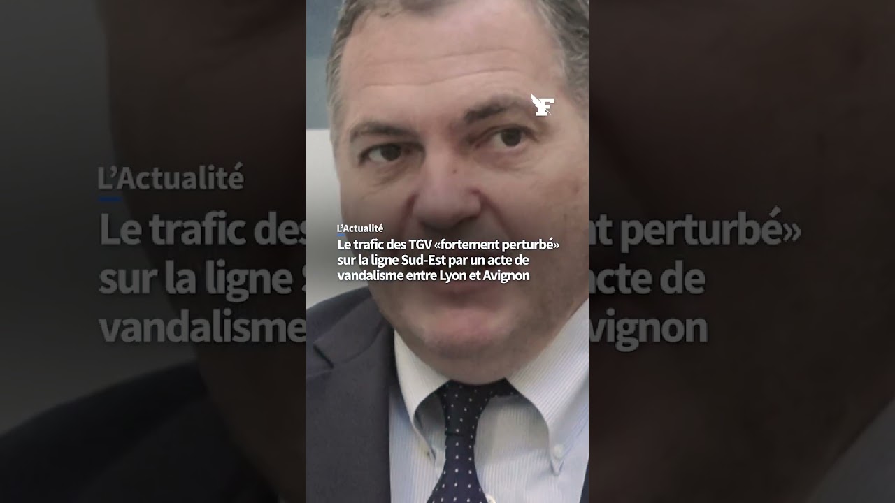 Le trafic des TGV est «fortement perturbé» sur la ligne Sud-Est, ce lundi 27 octobre, en raison d’un