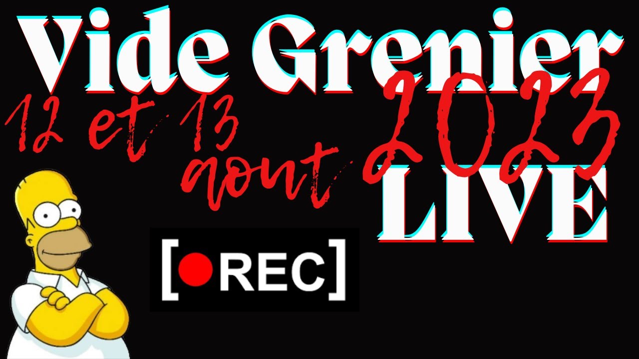 Vide grenier Live marché aux puces Chineur Toulouse 12 et 13 aout 2023 #videgrenier #videgrenierlive