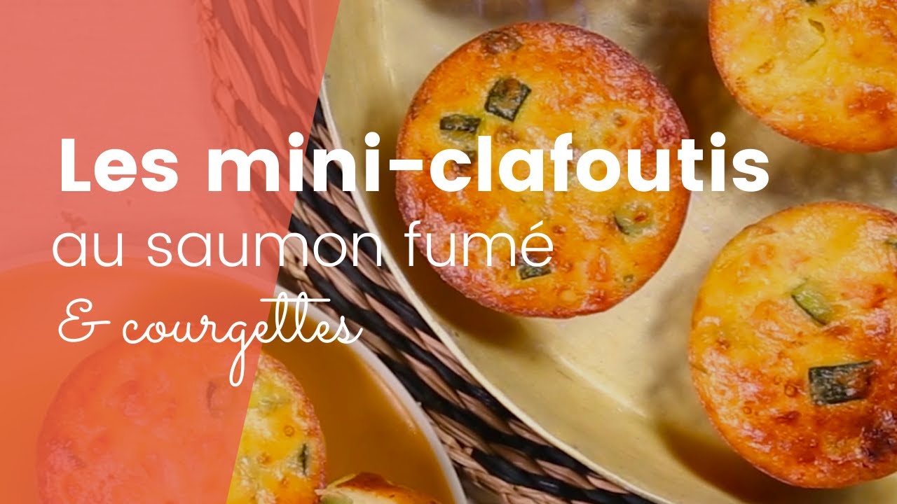 La recette du clafoutis de saumon fumé aux courgettes