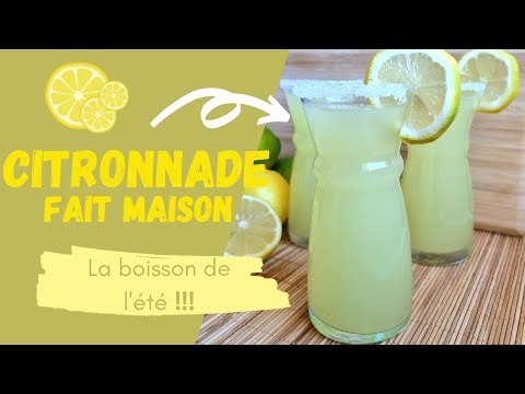 Comment faire une CITRONNADE maison 🍋 ?  SUPER simple à réaliser !!!