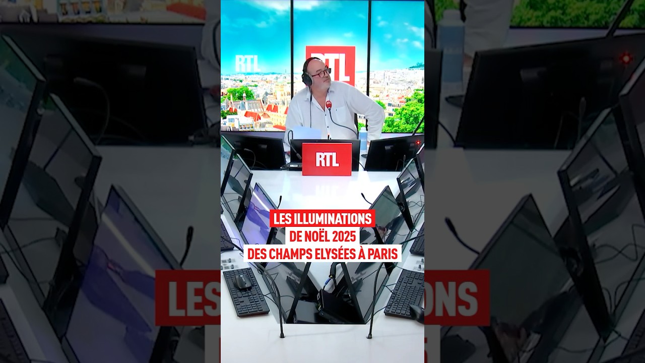 Les illuminations de Noël 2025 sur les Champs-Élysée