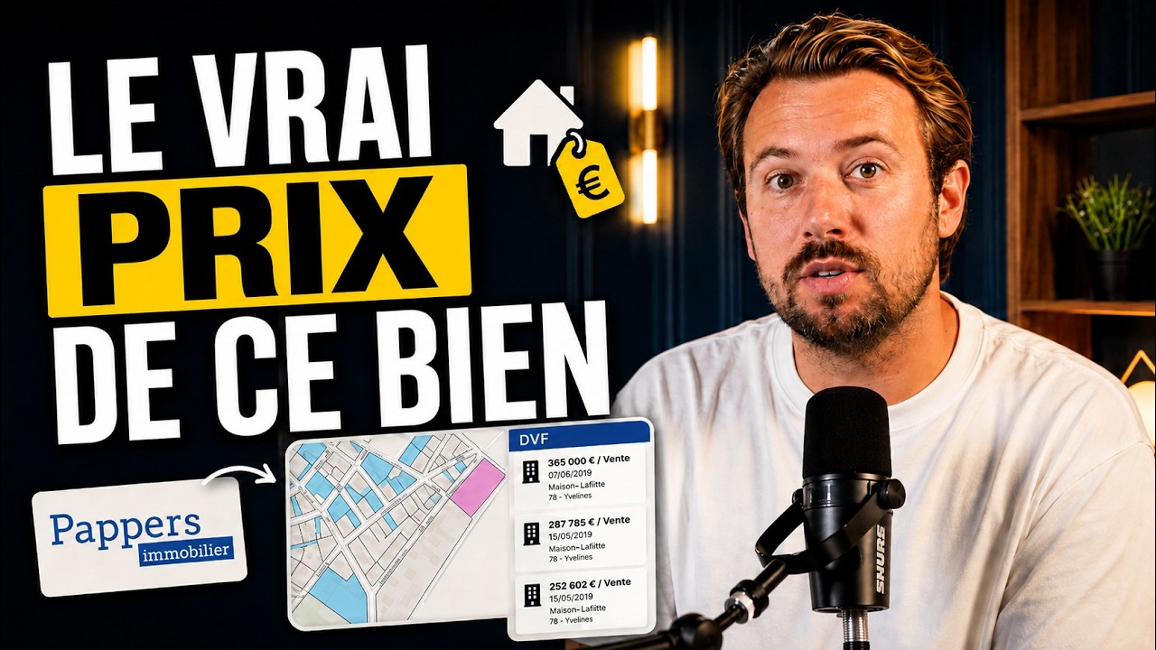 Comment connaître le prix d’achat d’un bien immobilier en 2 minutes (DVF + Pappers)