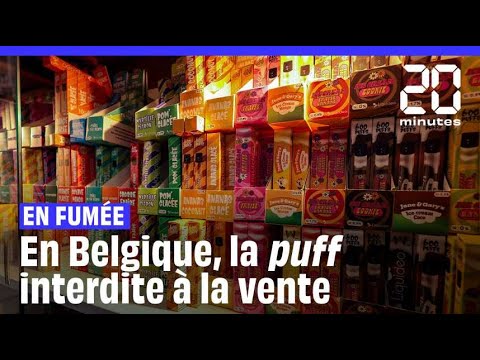 La Belgique interdit la vente de la « puff » en 2025