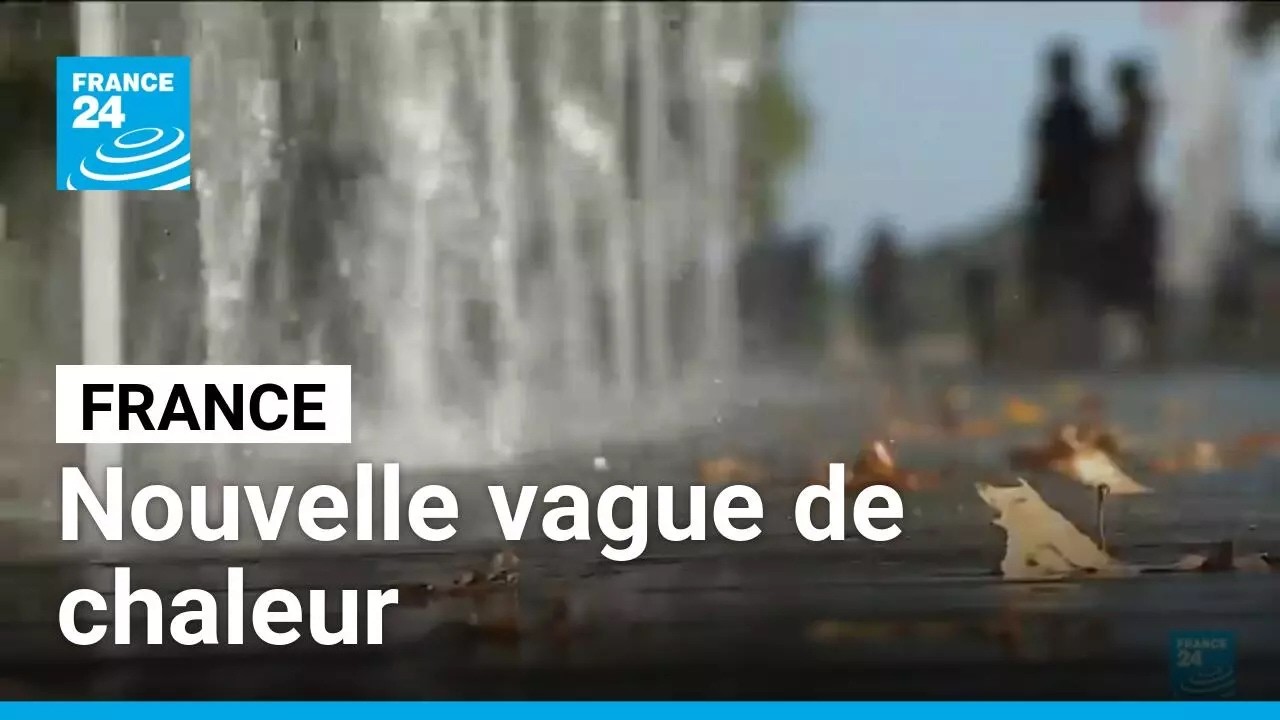France : nouvelle vague de chaleur, 7 départements en vigilance orange • FRANCE 24