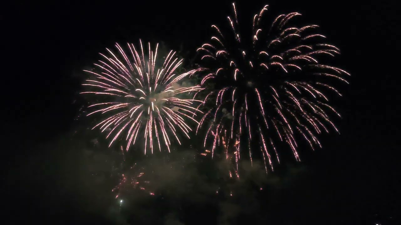 Feu d'artifice du 14 aout à Gérardmer 1