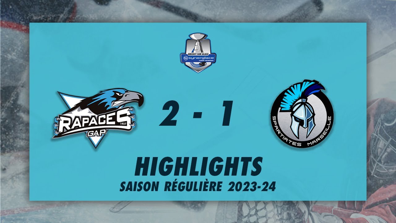 Rapaces de Gap 2-1 Spartiates de Marseille - Highlights - Synerglace Ligue Magnus 2023/24