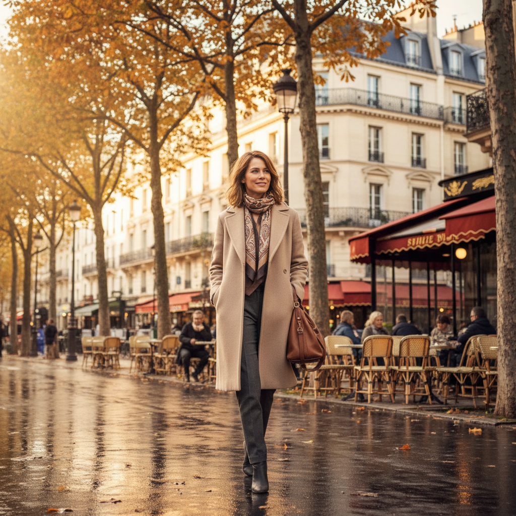 alexandra lamy revient à paris après plusieurs années dans le sud, quittant derrière elle un symbole fort de la méditerranée.